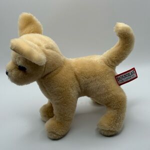 Douglas Cuddle Toys Carlos Chihuahua Dog Plush Stuffed Animal 9” Beige Cream